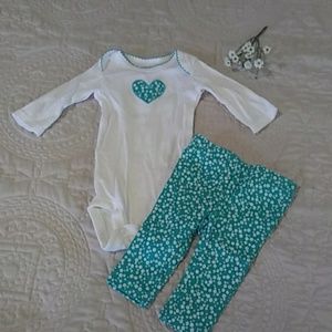 Long Sleeve Onesie with Bottoms